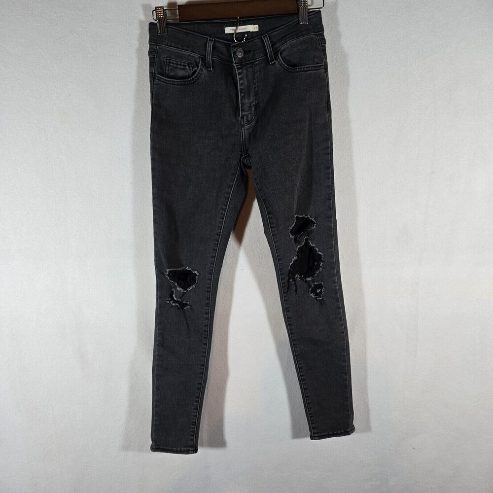 Levi's Premium 710 Super Skinny Jeans Womens Size 26 Used Once Blue Black Jeans